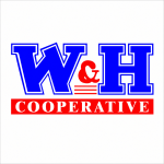 Logo for W&L Cooperative: bold blue W and L with a red ampersand and a red COOPERATIVE banner beneath